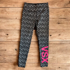 VICTORIA’S SECRET VSX Knockout Tight Pant - Medium - Geometric Print & Pink Logo